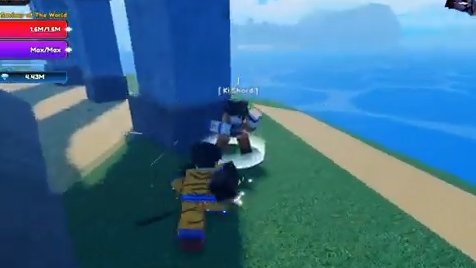 Goku using basic attacks while progressing through the mastery quest